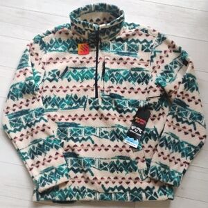 BILLABONG NEW A DIV Boundary Mock Neck Fleece Jacket